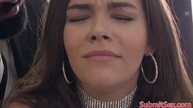 Жёсткий трах бородатого мужика со своей неверной женой